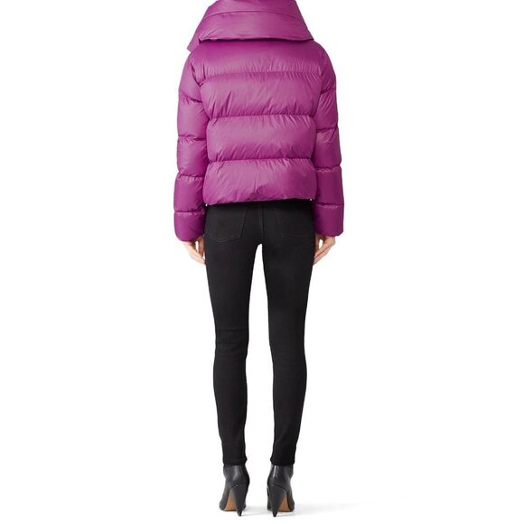 Bacon Violet Purple Long Sleeve Puffer Puffa Jacket Women's Size X-Small XS - Picture 2 of 11